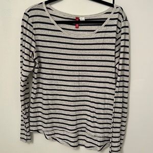 Striped Long Sleeve Top